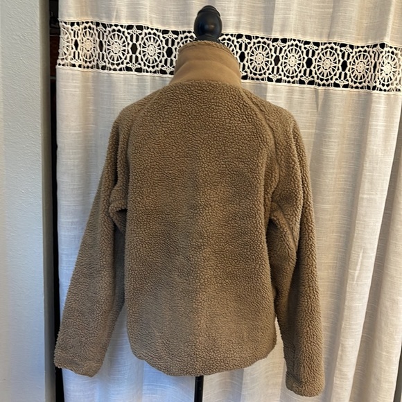 Brandy Melville / John Galt funnel neck teddy coat - Picture 2 of 7